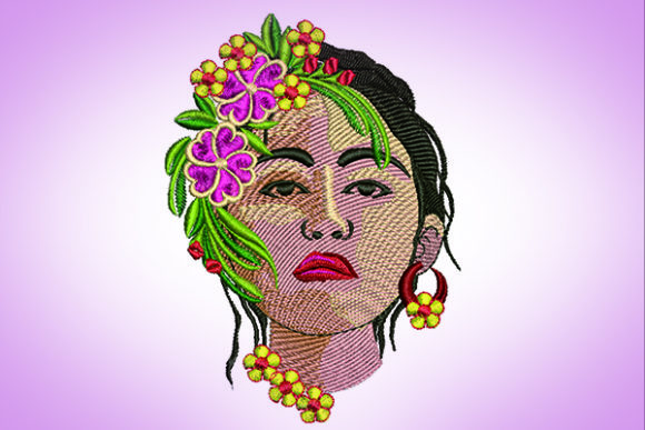 A Designer’s Review: Woman and Flowers Embroidery