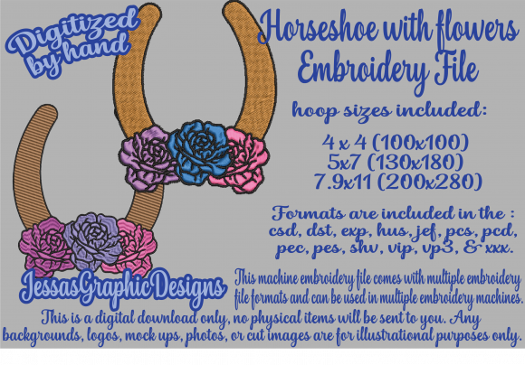 Horseshoe with Flowers: A Craft Fair Standout