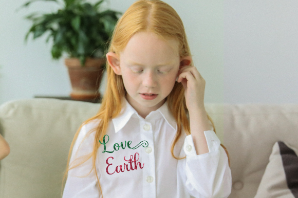 Love Earth: A Warm and Elegant Embroidery Statement