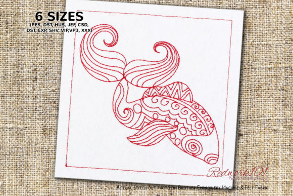 Pisces Astrology Sign for Business Embroidery