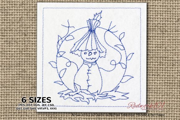Pumpkin Carved Man Redwork: A Business Design Review