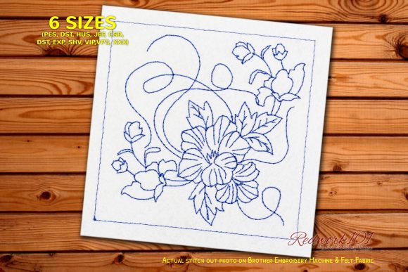 Reviewing Fresh Spring Flowers Bluework for Boutique Apparel