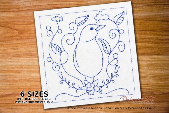 Singing Bird on Floral Branch: A Seasonal Embroidery Review