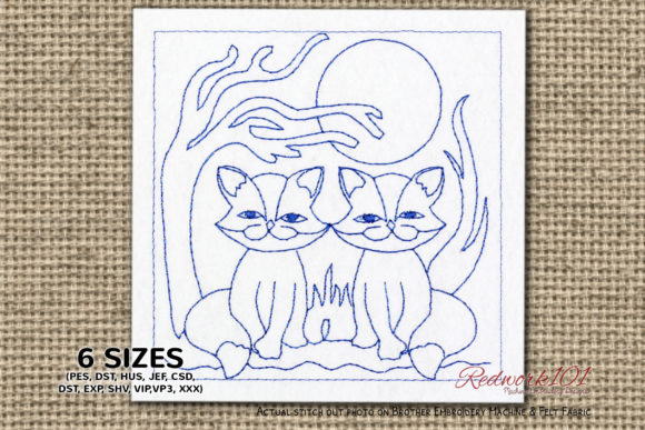 Sitting Twin Cats: A Boutique Apparel Embroidery Designer's Review