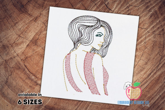 Stylish Young Woman Embroidery: A Seller's Perspective