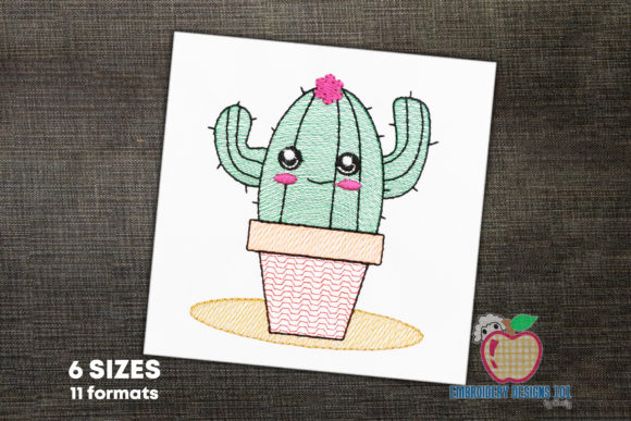 Why This Cactus Embroidery Design Works for Real Projects